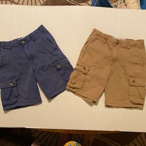 Boys cargo shorts size 8
